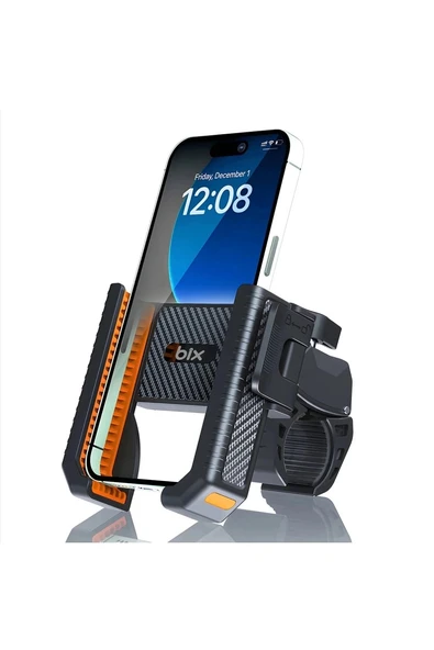 Gidon Bağlantılı Bisiklet Motosiklet İçin Esnek Abs 4-7.8″ İnç Telefon Tutucu 360° Dönebilen Tasarım ürün görseli 1