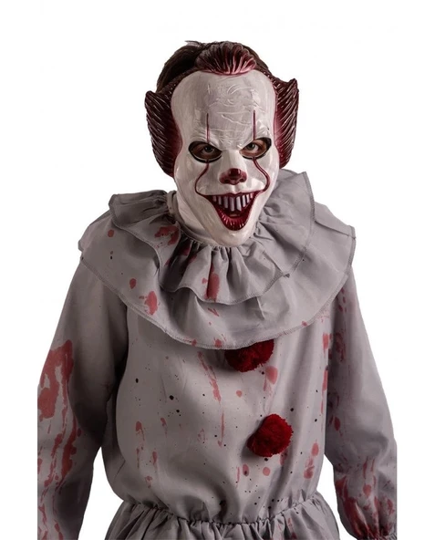 Plastik Joker Maskesi Killer Palyaço Maskesi ürün görseli 1