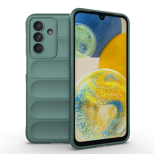 Samsung Galaxy A26 Kılıf Esnek TPU Oyuklu Arka Yüzey Tasarımlı Etnik Silikon Kapak ürün görseli 1