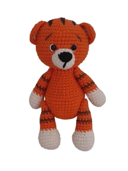 Maskot Sevimli Panter Amigurumi Organik Anahtarlık Oyuncak ürün görseli 1