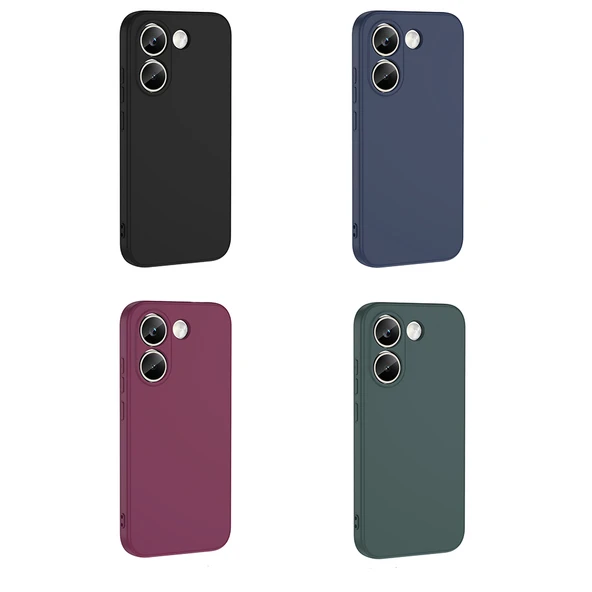 Xiaomi Poco X8 Pro Kılıf Lansman Tasarım İç Yüzeyi Kadife Silikon ürün görseli 1