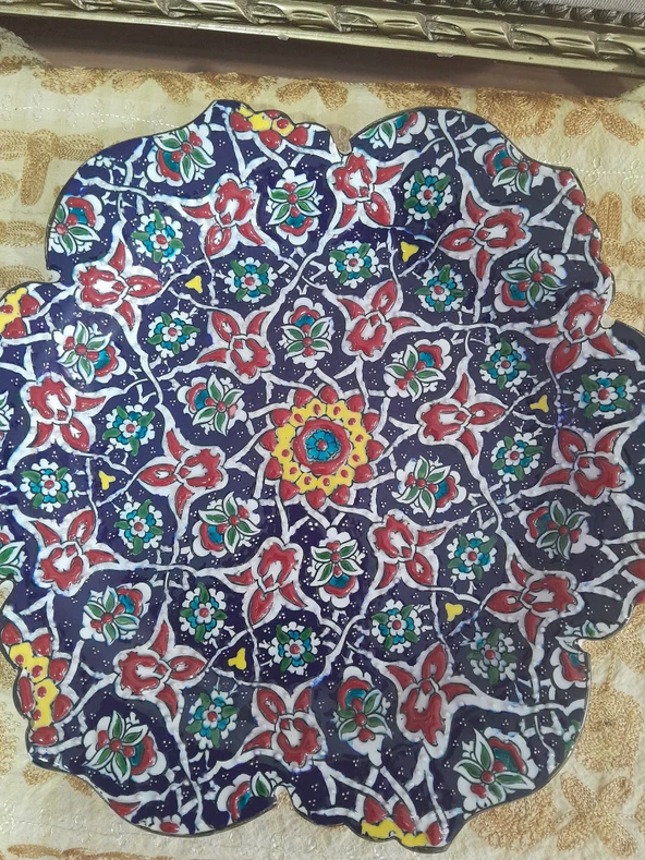 Seramik Çini İşleme Tabak - Resim 2