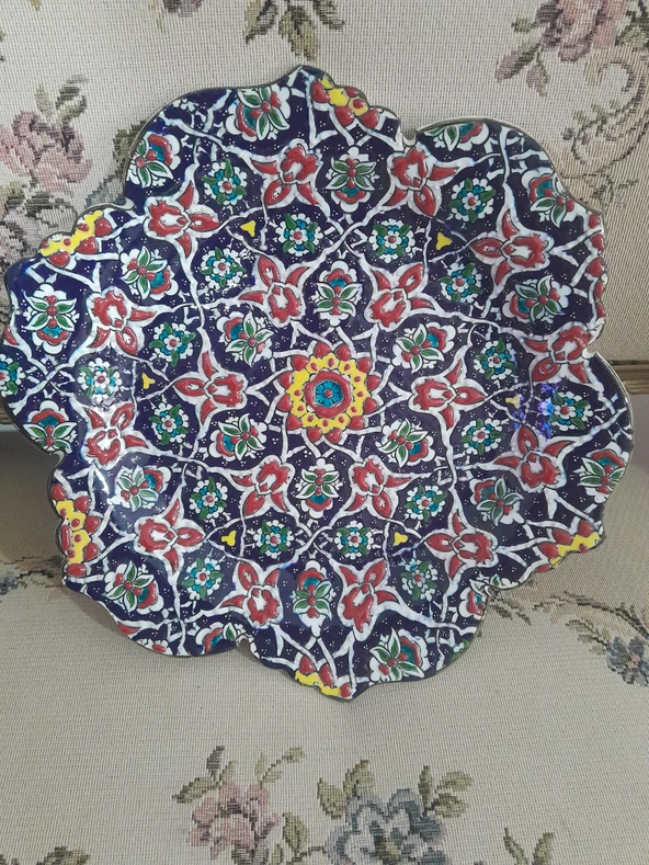 Seramik Çini İşleme Tabak - Resim 4