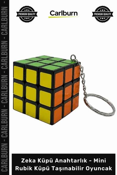 #Rubik Strateji Odaklı Eğitici Zeka Küpü Anahtarlık Mini Rubik Küpü Taşınabilir Oyuncak ürün görseli 1