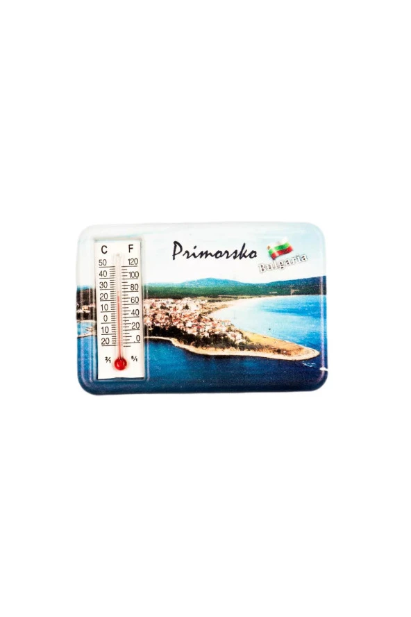Primorsko Bulgaristan Temalı Dereceli Magnet - Resim 3