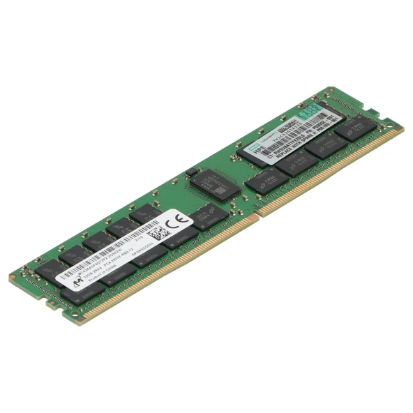 HPE MİCRON 32GB DDR4 2933MHz 2Rx4 PC4-2933Y CL21 ECC RDIMM Server Sunucu Ram MTA36ASF4G72PZ-2G9E2VI P03052-091 ürün görseli 1