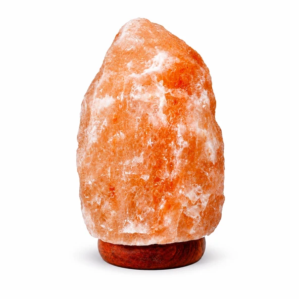 Himalaya Tuz Lambası 3-4 Kg %100 Doğal Kristal Kaya Tuzu Ev ve Ofis Dekoru ürün görseli 1
