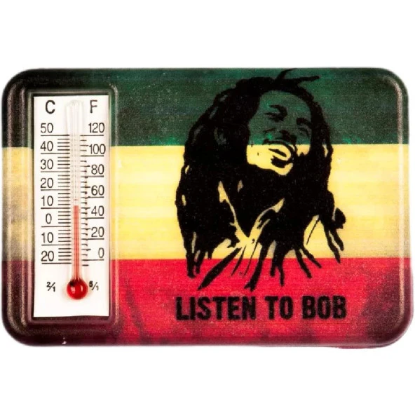 Bob Marley Jamaika Temalı Dereceli Magnet ürün görseli 1