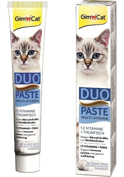 Gimcat Kedi Multivitamin Duo Paste Tuna Balığı ve 12 Vitamin 50 G ürün görseli 1