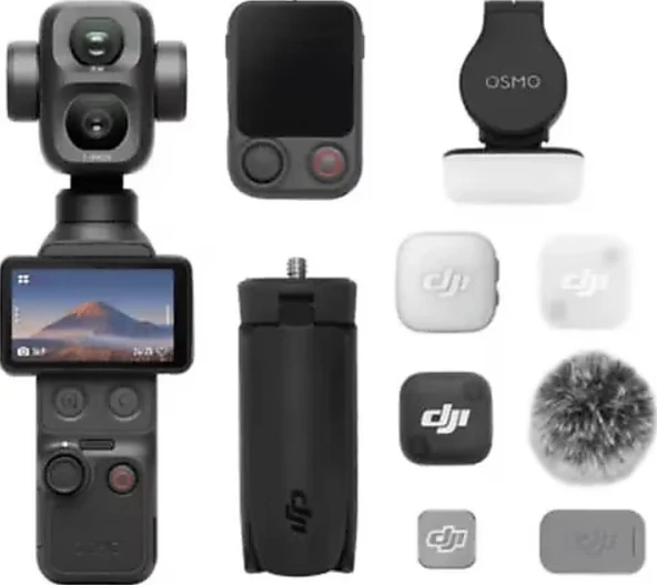 DJI Osmo Pocket 4 Pro (4P) Creator / Vlog Combo ürün görseli 1