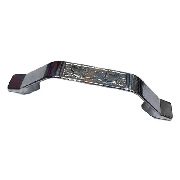 Dekoratif Zamak Kulp İçten - 64mm, Nikel, 1 Adet ürün görseli 1