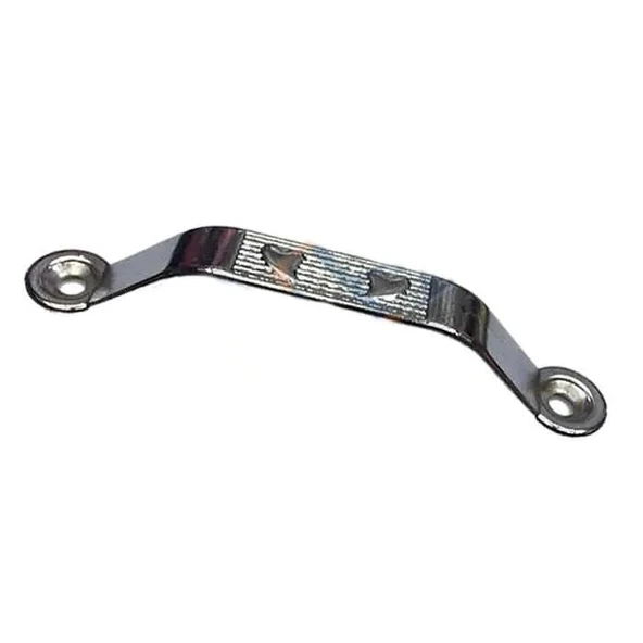 Dekoratif Zamak Kulp Dıştan - 64mm, Nikel, 1 Adet ürün görseli 1
