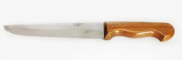Bursa İnce Sivri Kasap Bıçağı No:4, 20 Cm - Ahşap Sap ürün görseli 1