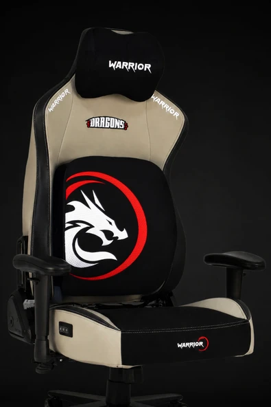 Warrior Jack Premium Oyuncu Koltuğu - Masajlı ve Isıtmalı Dragon Temalı Oyun Sandalyesi ürün görseli 1
