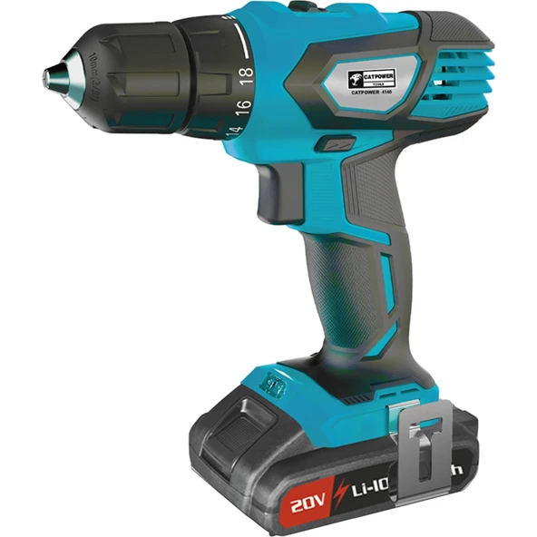 Catpower CAT4140 Çift Akülü 20 V 2 Ah Matkap ürün görseli 1