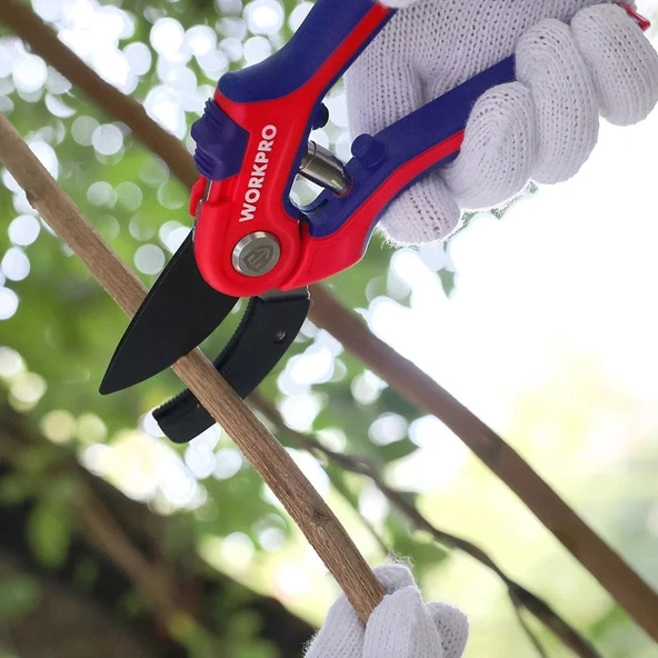 WORKPRO WP332010 Profesyonel Bağ Bahçe Dal Budama Makası - Resim 8
