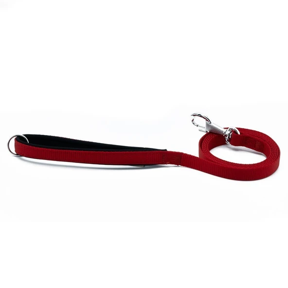 Doggie Comfort Köpek Gezdirme Kayışı 1,5*160cm Kırmızı ürün görseli 1