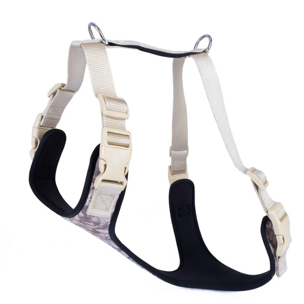 Doggie Yumuşak Softlu Köpek Göğüs Tasması 50/70 cm Kamuflaj Açık ürün görseli 1