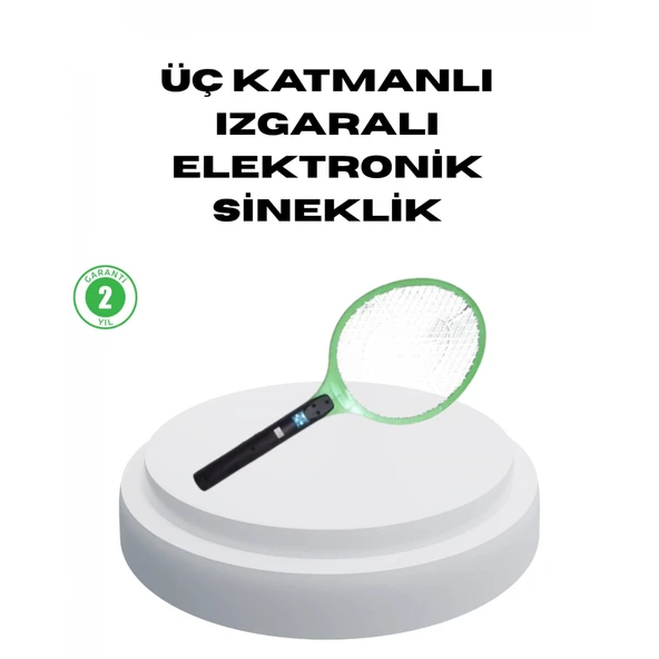 Pil ile Çalışan Elektronik Sinek Öldürücü – Çocuk ve Evcil Hayvan Dostu Tasarım ürün görseli 1