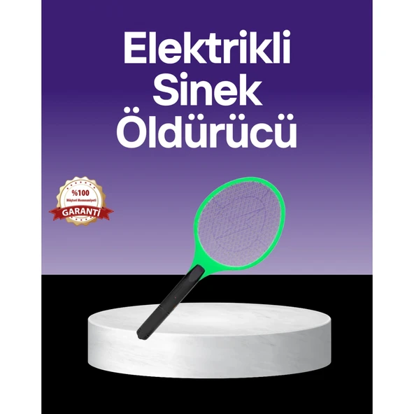 Çocuk ve Evcil Hayvan Dostu Elektrikli Sinek Raketi | Güvenli Kullanım ürün görseli 1
