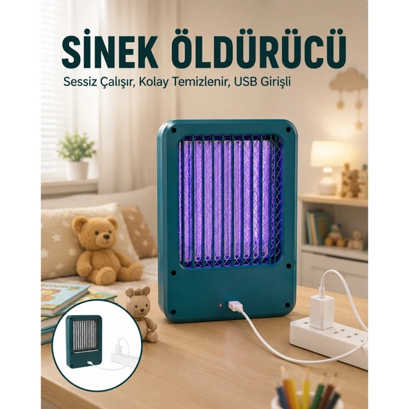 USB Sinek Öldürücü Cihaz Pratik Temizlik Özellikli, Sessiz ürün görseli 1