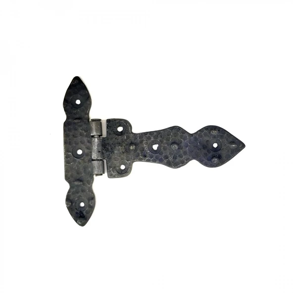 Antika Tarz Dekoratif Pirinç Kuyruklu Düğmeli Menteşe No1 - 117x142 Mm, Oksit ürün görseli 1
