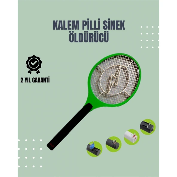 Sessiz ve Etkili Böcek Öldürücü – Üç Katmanlı Koruyucu Izgaralı Elektronik Sineklik ürün görseli 1