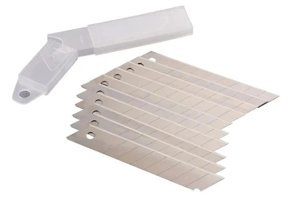 Maket Bıçağı - Falçata Ağzı - Yedeği Kalın 18mm - 10 Adet ürün görseli 1