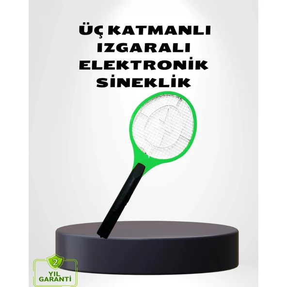 Taşınabilir Elektronik Sineklik – Üç Katmanlı Güvenli Izgara ve Kimyasız Koruma ürün görseli 1
