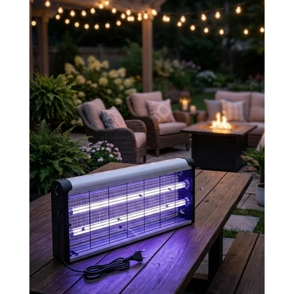 Ev Balkon Mutfak İçin Elektrikli Sinek Savar 10W UV Işıklı Lamba ürün görseli 1