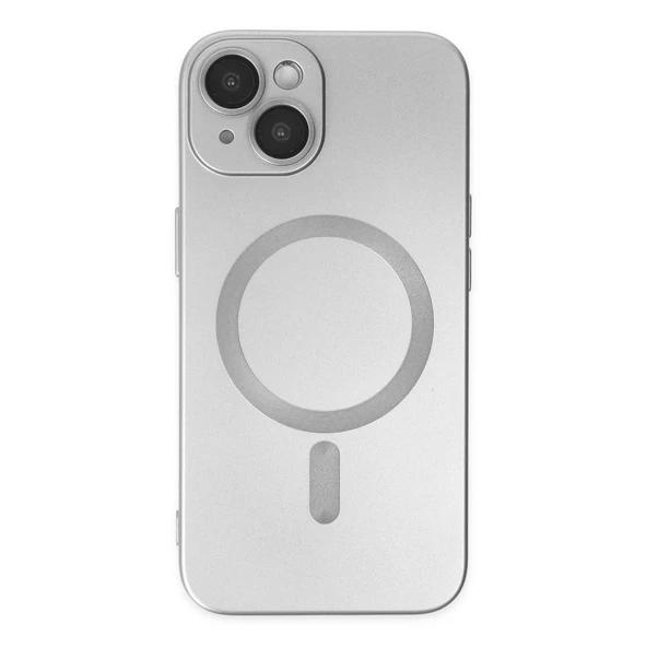 İphone 14 Plus Kılıf Moshi Lens Magneticsafe Silikon - Gümüş ürün görseli 1