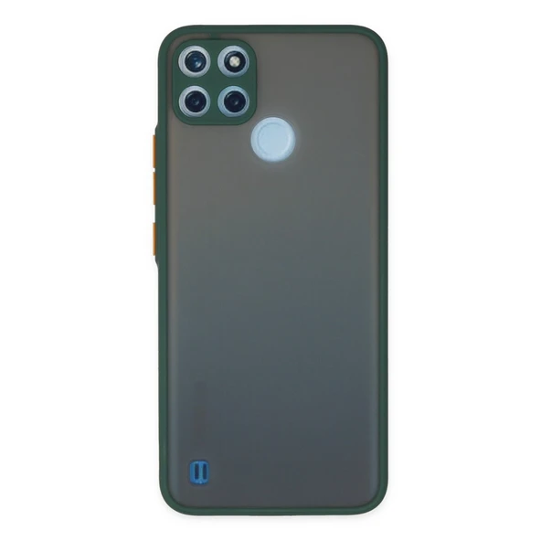 Realme C21y Kılıf Montreal Silikon Kapak - Yeşil ürün görseli 1