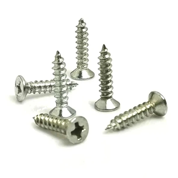 Klips, Menteşe, Ayak, Ağaç, Sunta Vidası 3x13 Mm - Nikel 100 Adet ürün görseli 1