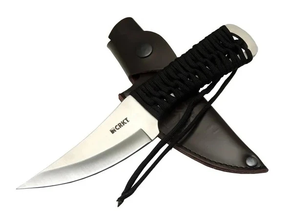 Crkt Scrub Fixed 2712 Wy Kamp / Outdoor Bıçak 22,5cm - İpli Sap, Deri Kılıflı ürün görseli 1