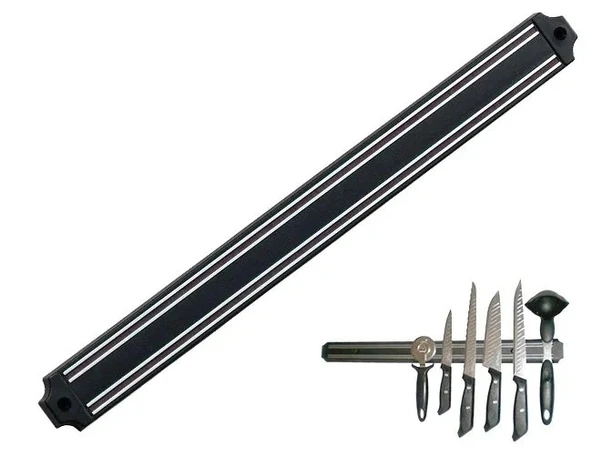 Mıknatıslı Bıçak Tutucu Stand - 49 Cm, Siyah ürün görseli 1