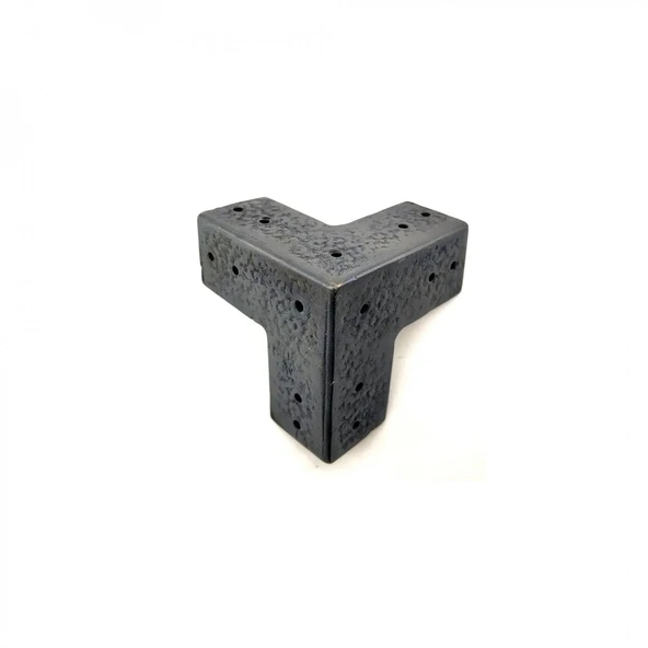 Antika Tarz Dekoratif Pirinç Köşe Gönye - 68x68 Mm, Oksit ürün görseli 1