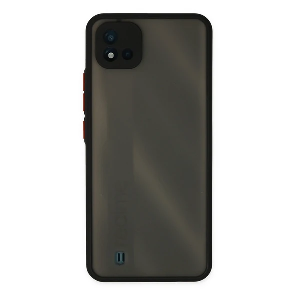 Realme C11 2021 Kılıf Montreal Silikon Kapak - Siyah ürün görseli 1