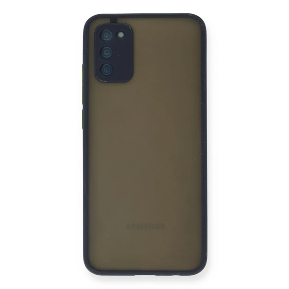 Samsung Galaxy A02s Kılıf Montreal Silikon Kapak - Lacivert ürün görseli 1