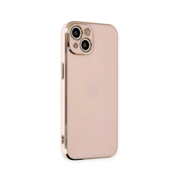 İphone 15 Kılıf Volet Silikon - Pembe - Resim 2