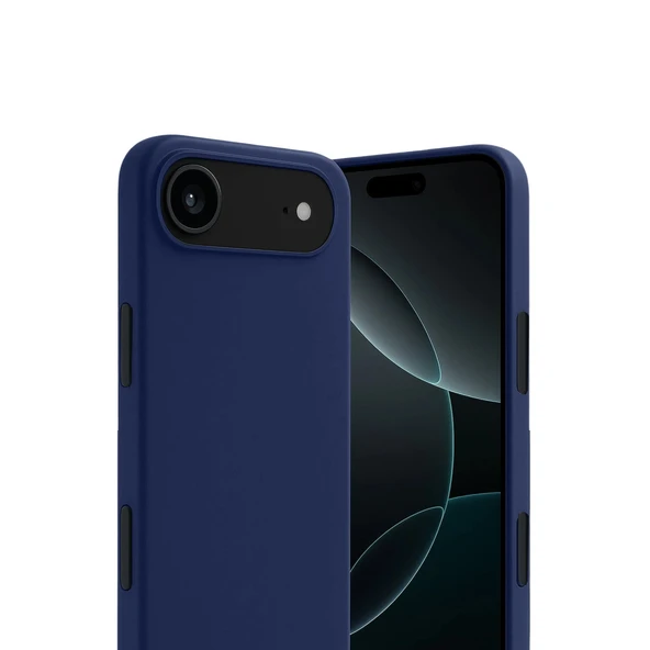 İphone 17 Air First Silikon - Lacivert - Resim 2