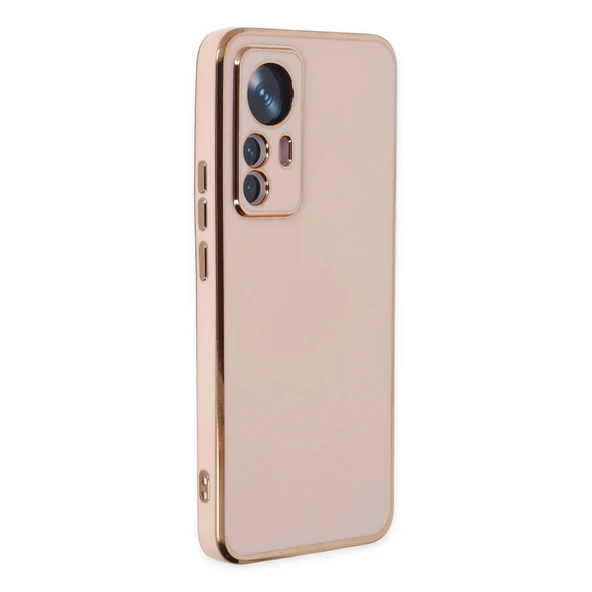 Mi 12t Pro Kılıf Volet Silikon - Pembe ürün görseli 1