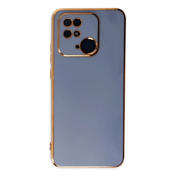 Redmi 10c Kılıf Volet Silikon - Mavi - Resim 2