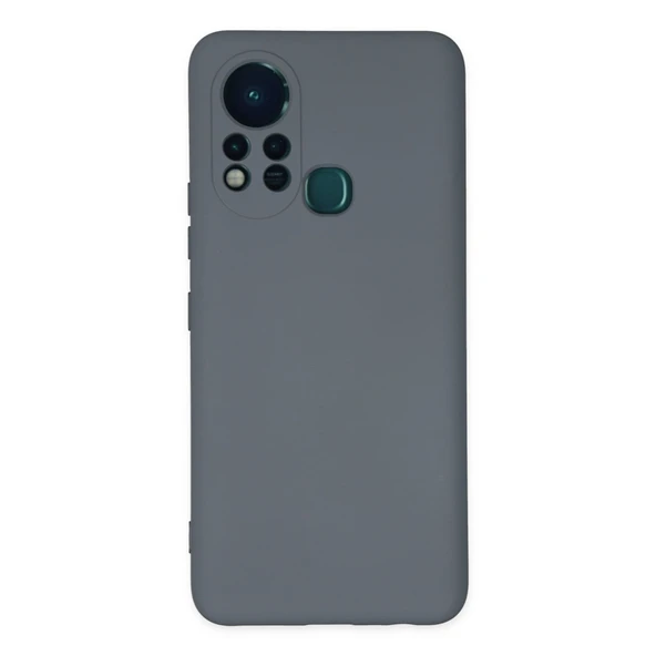 İnfinix Hot 11s Kılıf Nano İçi Kadife Silikon - Gri ürün görseli 1