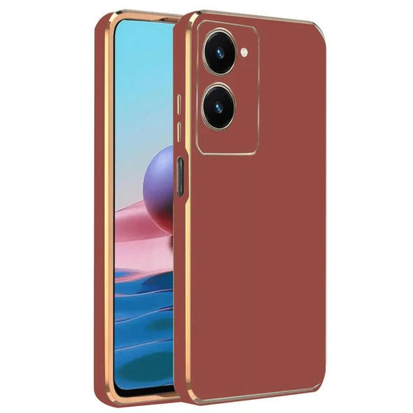 Vivo Y18 Kılıf Volet Silikon - Kırmızı ürün görseli 1