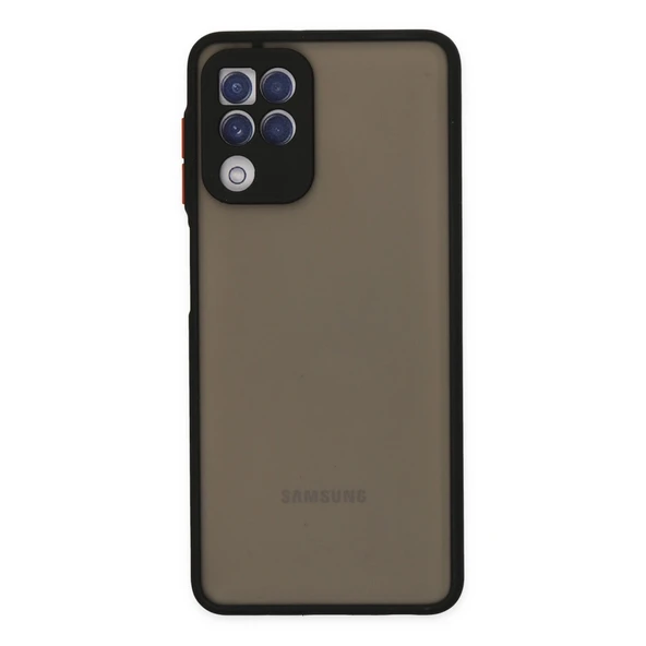 Samsung Galaxy A22 Kılıf Montreal Silikon Kapak - Siyah ürün görseli 1
