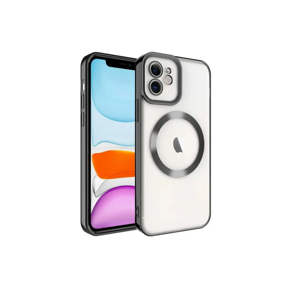 İphone 11 Kılıf Kross Magneticsafe Kapak - Siyah ürün görseli 1