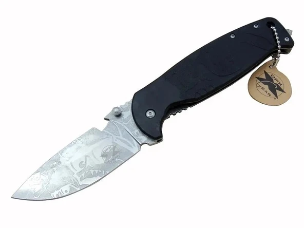 Gear Hst-1238 Desenli Outdoor Çakı 23,5 Cm - Açacaklı, Cam Kırma Perçinli, Kılıflı ürün görseli 1