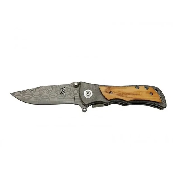 2-32 Damascus Çakı 20 Cm Manuel, Kemerlikli ürün görseli 1