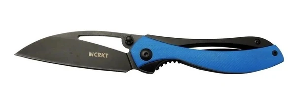 Crkt Pleroma 821a Bl Mavi Kamp / Outdoor Çakı 18cm - Manuel, Kemerlikli, Kutulu ürün görseli 1