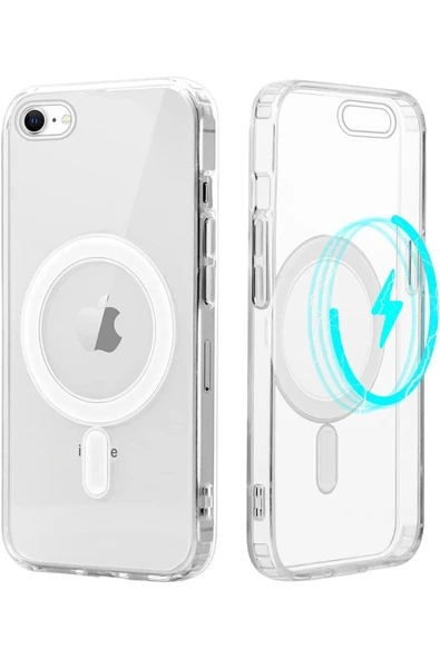 IPHONE 7 Şeffaf Magsafe Kılıf MTL SAFE ürün görseli 1